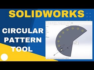 SolidWorks Basics: How to make a Circular Feature Pattern in SolidWorks