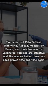 I’ve never had Polio, Tetanus, Diphtheria, Rubella, Measles, or Mumps, and that’s because I’m vaccinated. Vaccines have been proven to work, protecting us from serious diseases. Trust the science, it’s not just a theory, it’s been tested and confirmed over and over again. Our health and safety rely on it. | Knowledge Junction