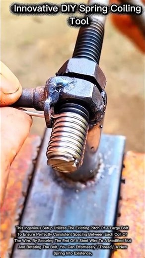 Innovative DIY Spring Coiling Tool