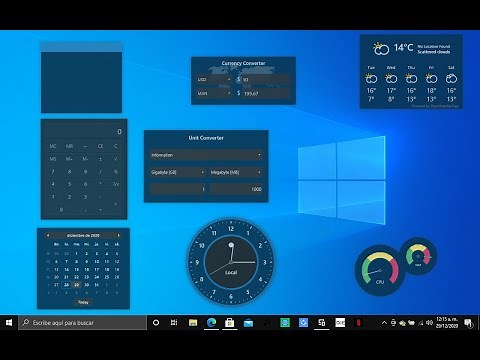 cómo tener gadgets en Windows 10