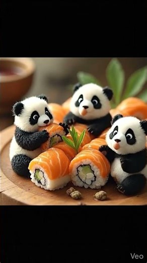 Cute Pandas Eating Their Favorite Snack 🐼🤍 | Wholesome Animation #tatola