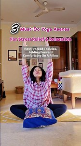 3 Yoga Poses for Stress Relief & Deep Relaxation 🌿 #vagusnervereset