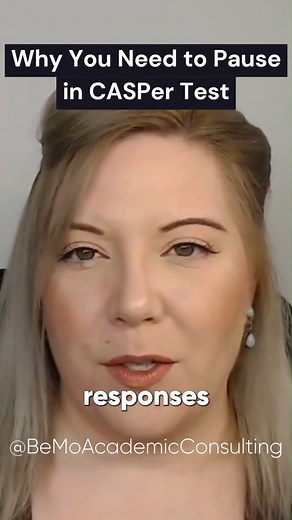 Here’s why you cannot rush when you take your CASPer test. #caspertest #casperquestions #casperprep #bemo #bemore #bemoacademicconsulting | BeMo Academic Consulting Inc