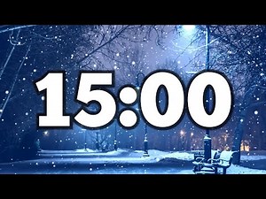 15 Minutes Timer With Relaxing Music And Alarm