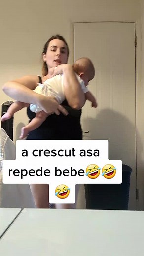 Baby Crusting Technique Demonstrated by Mom