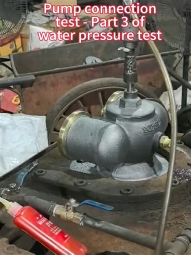 Fire Pump Connector Water Test – Part 3 💦🔧 Final check complete — stable pressure and reliable sealing confirmed. 🔥✨ #Sunroom #FirePumpConnector #WaterTest #FireSafety #QualityCheck #FireProtection #FactoryTest