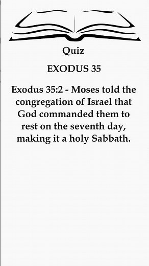 Sabbath Rest: God's Command! 🗓️🙏🏾 (Exodus 35:2)