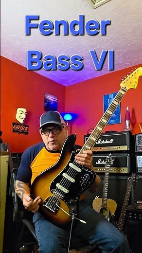 the iconic Fender Bass VI