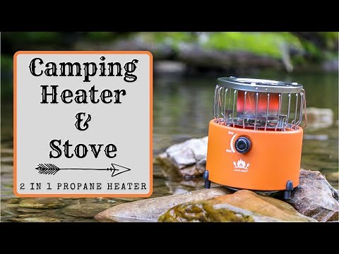 Best Portable Propane Camping Heater & Camp Stove: Campy Gear 2n1 Review (TESTED) Tent & Car Heater