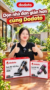 Make cleaning easier with Dodoto, the compact and convenient handheld vacuum series