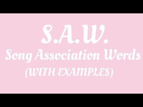 Song Association Game Words! (WITH EXAMPLES) Game 9