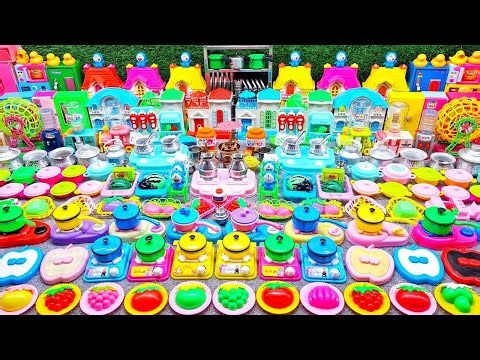 7:27 Minutes Satisfying with Unboxing Hello Kitty Tiny Kitchen Set | Miniature Kitchen Set Review