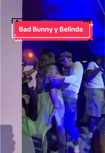 Bad Bunny y Belinda bailando en Puerto Rico