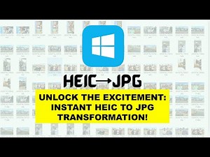 How to Convert Lots of HEIC Files to JPG All at Once!