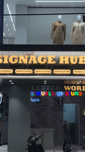 SIGNAGE HUB on Instagram: "Finally it is coming 🎬💫 Grand opening soon with some exciting offers 😉 At Signage Hub, we provide ✨ The best value for your signage Superior quality Top-notch service We deal in: 🔺 3D acrylic letters 🔺 2D acrylic letters 🔺 Premium aluminium channel letters 🔺 LED display boards 🔺 Name plates 🔺 Lollipop display flanges 🔺 3D neon letters 🔺 All kinds of ACP boards 🔺 Steel letters 🔺 Glass films …and many more 😉 We are also specialists in neon signs By - @the_n
