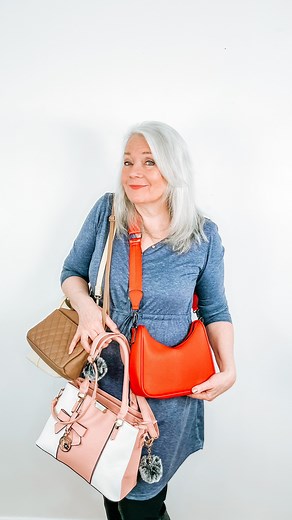 1.3K views · 240 reactions | Today I have a quick tip on “ Handbag Hacks” . Two ingenious ways to organize your purse and also change it from casual to dressy in seconds. Enjoy! Find the items I’ve mentioned at … Awesomeover50.com/findit and choose the 1st tab. . #handbags #fashionhacks #stylinghacks #fashiontips #stylingtips #agelessstyle #whattowear #reels | Loving Our Age | Facebook