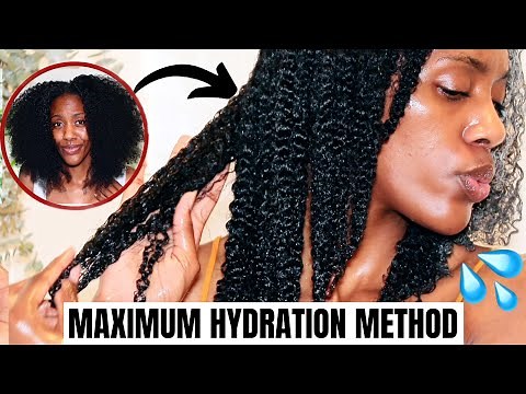 MAXIMUM HYDRATION METHOD💦💦 REVIVE THOSE CURLS - YOU WONT REGRET IT!