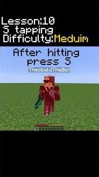 How to do S tapping in Minecraft