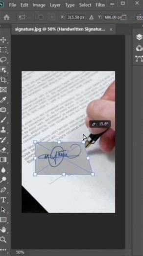 Tips for Adding a Realistic Signature to a Document | #photoshop #graphix path