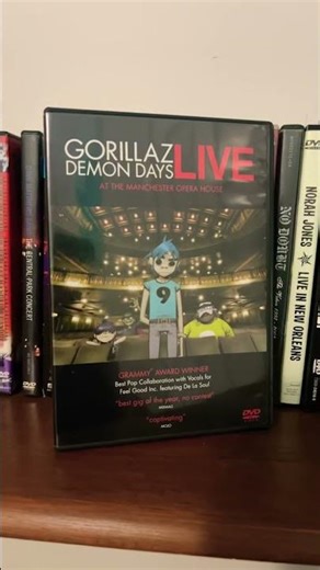 Music DvD showcase! demon days ‪@Gorillaz‬ #live #concert #physicalmedia #physical media forever