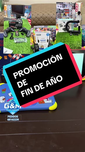 1RA PARTE DE LA PROMOCIÓN DE FIN DE AÑO ACTIVA LUNES 29 DE DICIEMBRE HASTA EL MIÉRCOLES 31 DE DICIEMBRE SOMOS DE LA CIUDAD DE LA PAZ CONTAMOS CON 2 SUCURSALES HACEMOS ENVÍOS A NIVEL NACIONAL PEDIDOS AL NÚMERO 68162239 Importadora#gym#electronic Gym#electronic Ventas#por#mayorymenor
