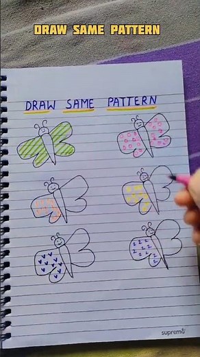 #draw same pattern #practiceworksheet #kidseducation