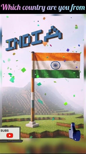 Which country are you from #shorts #flags #gaming #minecraft #gamers