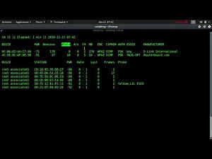Sniffing Wireless Traffic (packets) with Airodump-ng