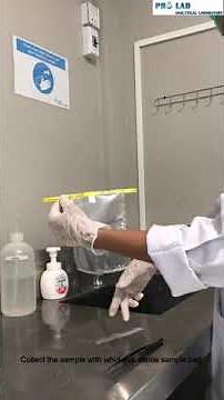 How to collect water sample for microbiological analysis