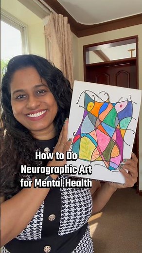 Neurographic Art Tutorial for Stress & Anxiety Relief #neurographicart #arttherapy #mentalhealth