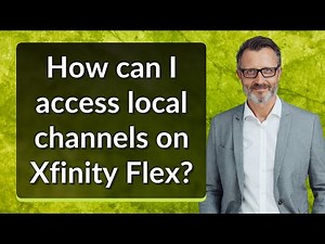 How can I access local channels on Xfinity Flex?