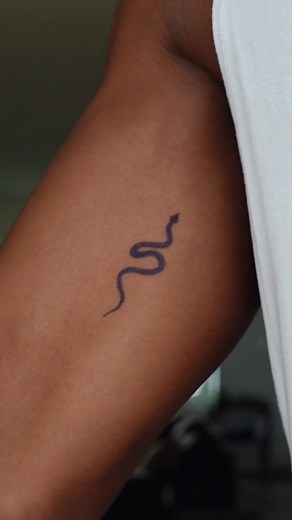 Blvck Snake Tattoo from Inkbox Paris Collection