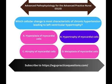 Advanced Pathophysiology for the Advanced Practice Nurse D115