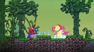 Starbound combat update adds weapons, effects, vehicles and monsters, bound to be a star