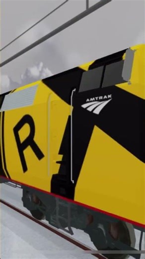 P 40 silver meteor with amtrak 203 passing Crescent in north east corridor rail simulator on Roblox