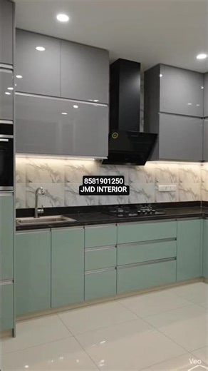 bhaiya bedroom modular kitchen aur living area design kahan se #door #wall #interior