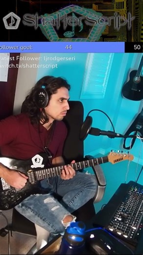 Song 3 — Guitar Practice WIP #ShatterScript #MetalPractice #SynthMetal