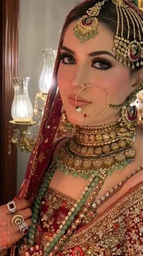 Beautiful Pakistani Bridal Makeup Ideas #shorts #shortsfeed #viralshort #new #viral