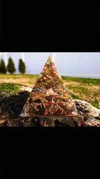 I Made a Bonsai Gemstone Pyramid for My Niece 🎄✨ #resinart