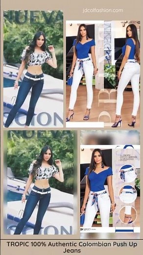 TROPIC 100% Authentic Colombian Push Up Jeans