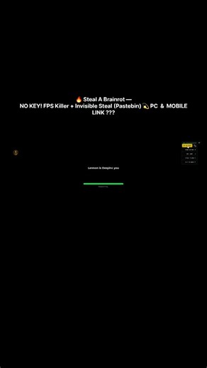 growex.site on Instagram: "🔥 NEW Steal A Brainrot Script — NO KEY! FPS Killer • Invisible Steal (Pastebin) | Rebirth 16 💫 #stealabrai̇nrot #robloxgames #script #robloxfyp"