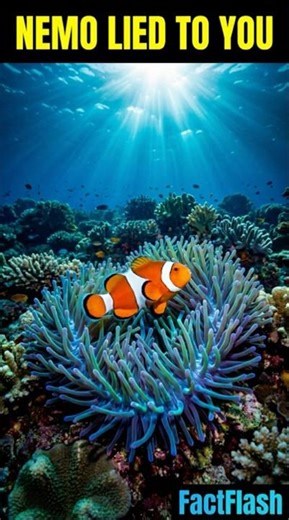🐠 Finding Nemo Lied To You — The Real Truth About Clownfish #shorts #mysteryinside #didyouknow