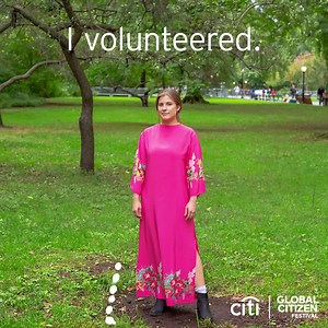 Every sweeping movement begins with a single action. Today at Global Citizen Fest, we’re surrounded by people who all did something for the greater good, and that’s a beautiful thing 🙌🌳 #GlobalCitizen #ProgressMakers #BeTheGeneration | Citibank US