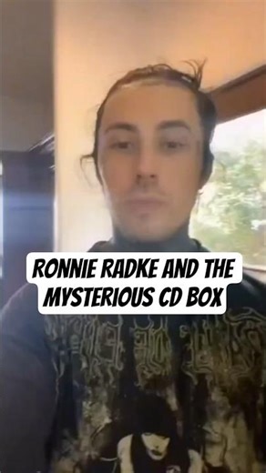 Ronnie Radke discovers Bad Things CDs in a mysterious box at his place #ronnieradke