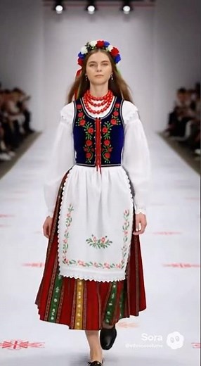 Poland – Krakowiak Traditional Dress | Global Heritage Runway