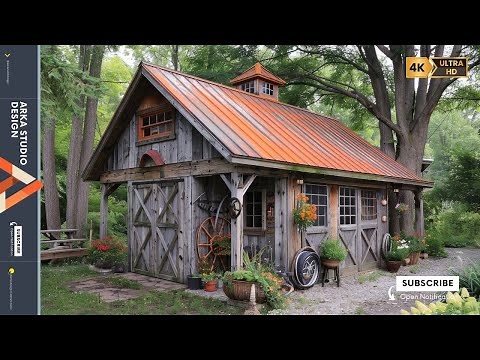 DIY Rustic Framehouse Garage and Shed: Perfect Additions to Enhance Your Country Home's Charm