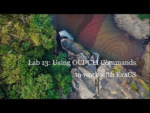 Lab 13 Use OCI CLI commands to work with ExaCS