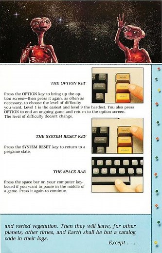 E T Phone Home! Atari 8 Bit Instruction Manual