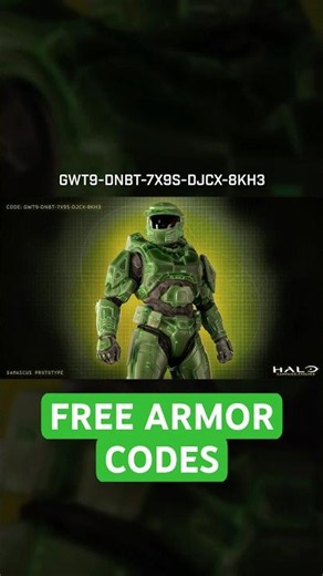 3 FREE Armor Skin Codes - Halo Campaign Evolved