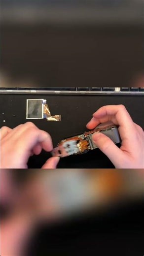 Vintage Canon Digicam DIY broken screen repair